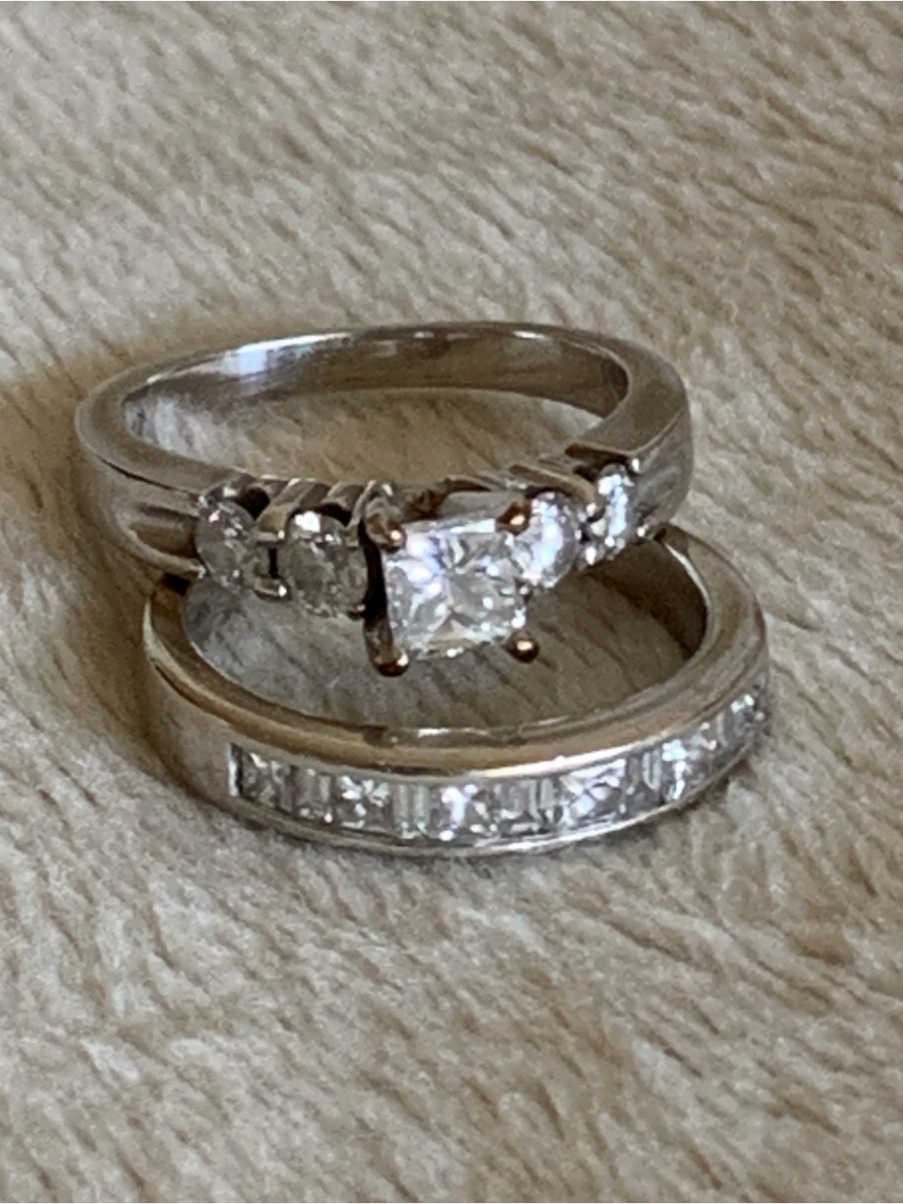 Diamond Bridal set with certificate of authenticity